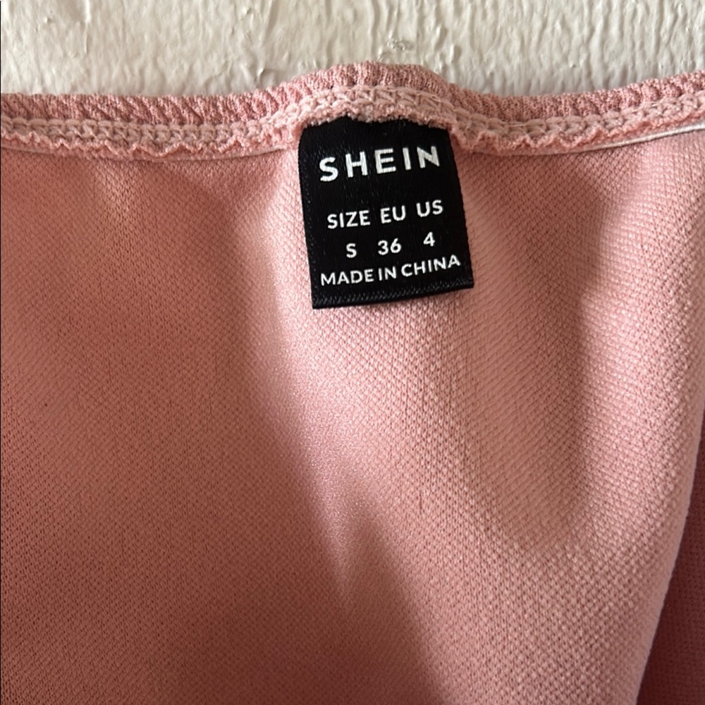 SHEIN Pink Sleeveless Bustier Crop Camisole - Picture 2 of 2